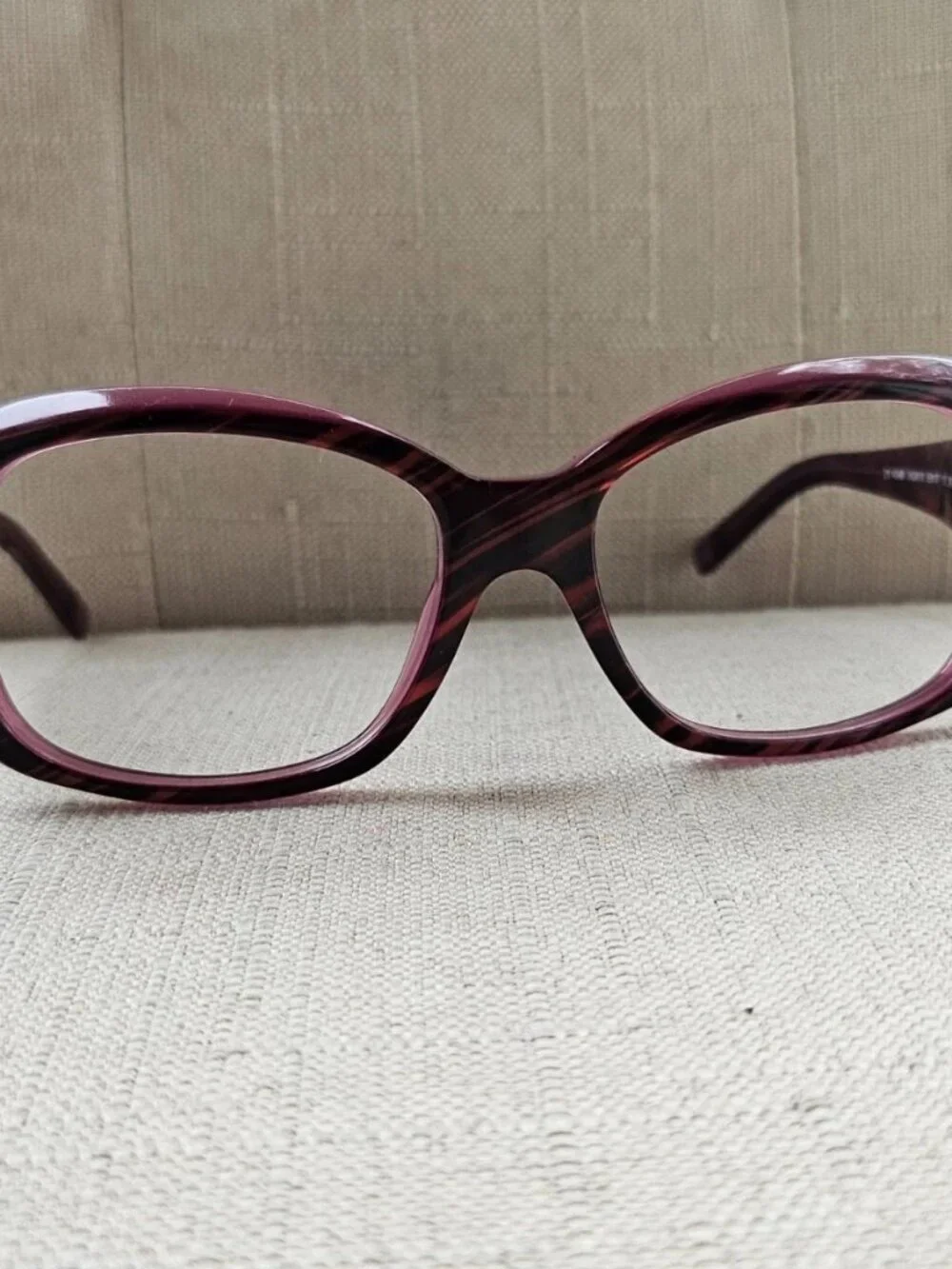 Vintage DKNY Women Eyeglasses Frame Purple/Brown Tone Eyewear Glasses DY4048